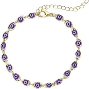 New Evil Eye Adjustable Bracelet Kabbalah Protection Amulet Anklet Jewelry